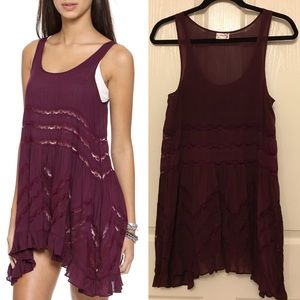 $88 Free People Trapeze Layering Dress / Tank